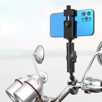 Ghidon motocicleta Telefon Mount Titularului de Biciclete Mobil, Suport de Telefon Mobil Smartphone Suport pentru Iphone Xiaomi Filmare Video