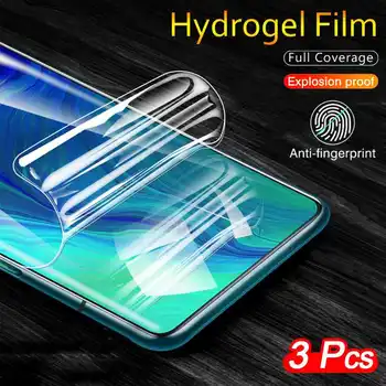BeoYG 3Pcs 9D Hidrogel Film de Sticlă Pentru Motorola Moto G9 Putere, Plus Joaca G8, G7 Ecran Protector