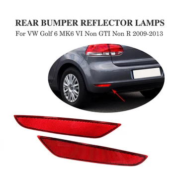 2 BUC/SET ABS Bara Spate Lămpile cu Reflector Lumina din Spate pentru Volkswagen VW Golf 6 MK6 VI Non GTI Non R 2009-2013 Benzi Reflectorizante