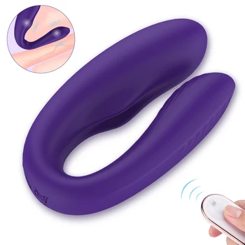 Cuplu Vibratoare Jucarii Sexuale Pentru Femeile De Silicon De Tip U Vagin, Clitoris Stimula Feminin Masturbator Vibrator Adult Erotic Bunuri SexShop