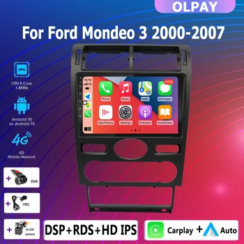 2din 4+64G radio auto multimedia jucător android carplay GPS Auto Pentru Ford Mondeo Mondeo 3 2000 2001 2002 2003 2004 2005 2006-2007