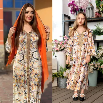 Orientul Mijlociu Arab Halat Abaya Musulman Femei Rochie Nouă Femei Musulmane Abaya Moda Abaya Dubai