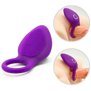 Stimulator Clitoris Penis Inel Vibrator G-Spot Întârziere Lins Vagine Orgasm Blocare Fine Maneca Vibratoare Jucarii Sexuale De Cuplu Vibro 18+