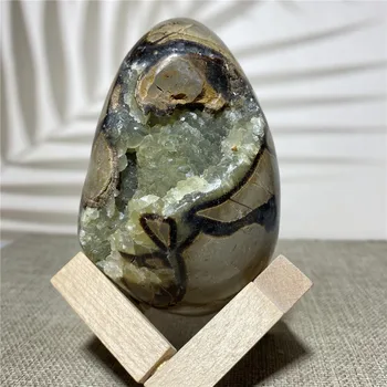 Piatră Naturală Și Cristal Septarium Geode Mobilier Acasă Decorare Reiki Wicca Darul De Vindecare Minerale De Cuarț Specimen Ornament