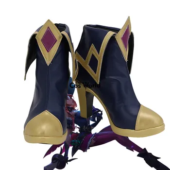 LOL Halloween Vânătorul de Recompense Miss Fortune Jocuri Personaliza Cosplay Pantofi cu Toc inalt, Cizme