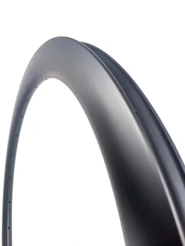 Timetec 650c Disc de Frână Drum de Fibră de Carbon, Jante de 23mm Latime 50mm Profil Decisiv Tubulare Jante Cercul de Biciclete