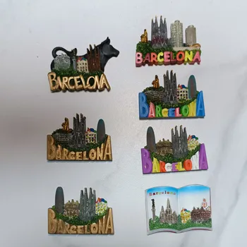 Barcelona, Spania Suveniruri Turistice Magneți De Frigider Decorarea Articolelor De Artizanat Magnetic Frigider Colector De Colectare Cadouri