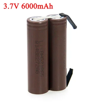 NOI 3.7 V 1S 6000mAh HG2 bateria cu Litiu lumina LED-uri de Pescuit Difuzor Bluetooth 4.2 V lipit de Nichel Foaie DIY baterii