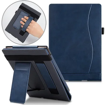 Caz Stand pentru Pocketbook Touch Lux4 5/de Bază 4/de Bază Lux2/Touch HD 3/carte de Buzunar 633 Culoare ereader - cu Curea de Mână/Sleep/Wake