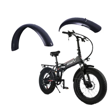 De 20 de inch cu Snowmobilul Bicicleta de Noroi Biciclete Electrice Fender Aliaj de Aluminiu E-Bike Aripi Puternice Durabil Acoperire Completă Ciclism Piese