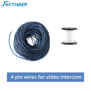 Joytimer RVV 4-Core Cable Cablu Extinsă de Lucru Pentru Interfon Video Ușa Telefon 4x0.5mm Sârmă de Cupru Cositorit