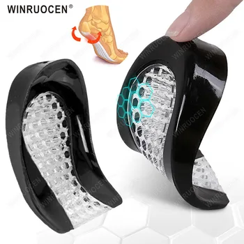 În formă de U toc branț Picior Durerii Silicon Gel Fasciita Plantara Toc Protector Ultimul Pad Pernă de Pantofi Introduce Bărbați Femei