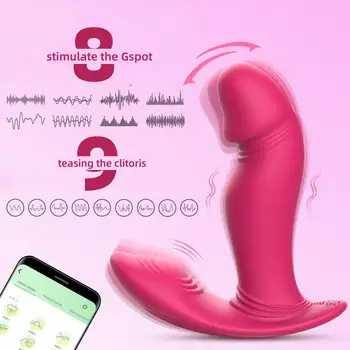 Femeie Vibrator APLICAȚIE de Control fără Fir Vibrator G-spot Stimularea Clitorisului Vaginal masaj Invizibil portabil Adult câteva jucării Sexuale