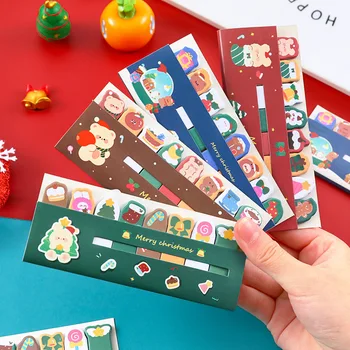 MOHAMM 120 Foi Kawaii Sticky Note Memo Pad pentru Crăciun Marcarea Jurnalul Memento-uri DIY Meserii Rechizite