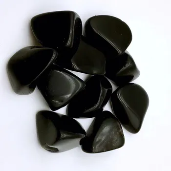 2 BUC Naturale obsidian Negru Demagnetizare Piatră Minerale Rezervor de Pește de Cristal Natural de Pietriș Pietre Decorative scazut de piatră D3