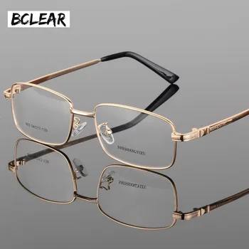 BCLEAR Moda ochelari de vedere clasic grosime placare cu aur barbati nou full-frame optice rama de ochelari moda rame de ochelari S902