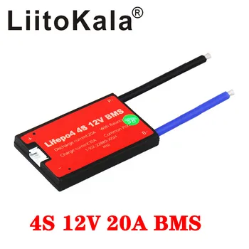 LiitoKala 18650 BMS 4S 12V 20A Impermeabil BMS Pentru Reîncărcabilă Baterie Lifepo4 Cu Același Port pentru 3.2 V baterie Lifepo4