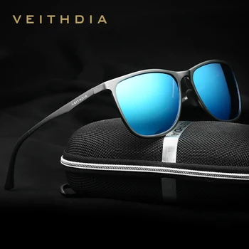 VEITHDIA Retro Aluminiu Magneziu Brand pentru Bărbați ochelari de Soare Lentile Polarizate Vintage Ochelari, Accesorii Ochelari de Soare Pentru bărbați 6623