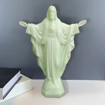 Religioase Isus Statuie, Liber în Picioare Ornament, pentru Ajunul Crăciunului, Sagrada, Turistice, Hristos, Sfântul