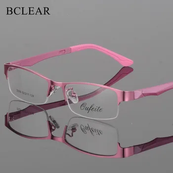 BCLEAR Jumătate de Ochelari fără ramă Ramă Optică Rețetă Semi-Rim Rama de Ochelari Pentru Femei Ochelari de sex Feminin Armacao Oculos