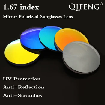 1.67 Index Asferice Polarizat ochelari de Soare Oglinda baza de Prescriptie medicala Lentile CR-39 Miopie Miopie Lentile cu Protectie UV 2 BUC QF144