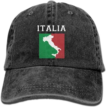 Italia Italia Pavilion Italian Capac Reglabil Pălării de Cowboy Șapcă de Baseball pentru Bărbați și Femei 100%Bumbac Snapback Capace Palarie de Soare în aer liber Pălării