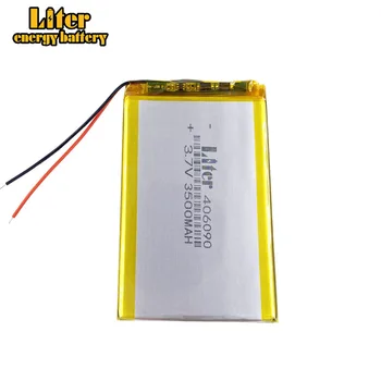 Litru de energie a bateriei Dimensiuni 406090 3.7 V 3500mah baterie tabletă Cu Bord de Protecție Pentru Tabletă V3000HD MP4 GPS