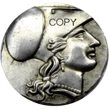 G(15)Rare Antice grecești de Argint Corint Stater Monedă din Syracuse - 304 Î. hr. Argint Placat cu copia monede