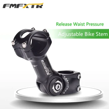 FMFXTR Drum de Munte Biciclete Stem Reglabil Biciclete Stem 90/100/110/120mm 60 de Grade MTB XC Tulpini 25.4/31.8 mm Bicicleta Parte