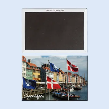 Copenhaga, Danemarca turistice, suveniruri magnetice,magneti de frigider, Creativ frigider Călătorie suveniruri Cadouri pentru prieten