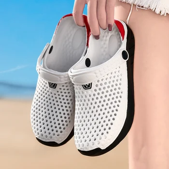 Vara sandale barbati pentru Femei Papuci de casă Respirabil Usoare Sandale de Plaja Uscat Rapid Casual, Papuci de Casă Pereche de Pantofi