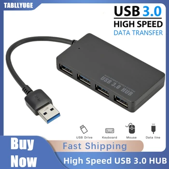 TABLLYUGE de Mare Viteză USB 3.0 HUB cu mai Multe USB Splitter Cu 4 Porturi Expander mai Multe USB Expander calculatoare-Accesorii Pentru Laptop PC