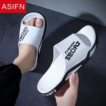 ASINF Sport în aer liber Papuci pentru Barbati Femei Slide-uri Pantofi de Vara Platforma Groasa Casa Interior Anti-alunecare Doamnelor Papuci Flip-Flops
