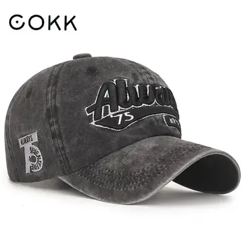 COKK Sepci de Baseball, Pălării Hip Hop Broda Scrisoare de Bumbac Palarie Pentru Barbati Femei Casquette en-Gros Casual Snapback Pălării Moi Gorras
