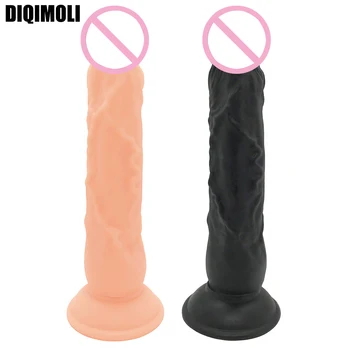 De 9,25 cm Realiste Mare Dildo cu ventuza Mare Penis Mult Pula Sex Jucării Moi Falus Artificial pentru Femei Masturbare